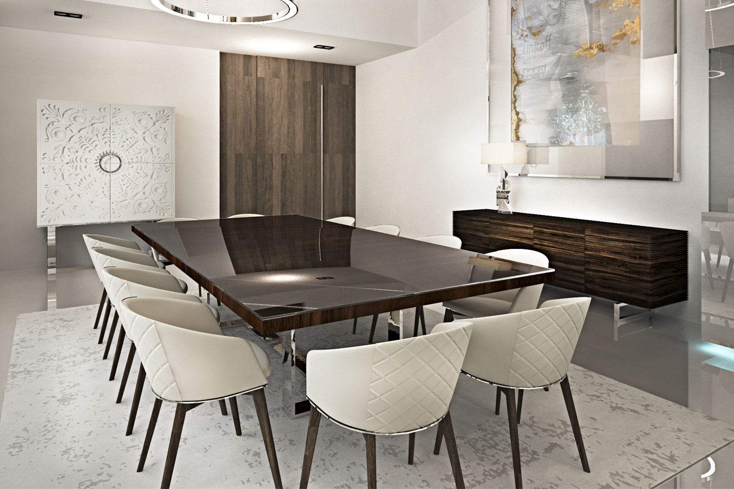 modern dining room tables and chairs