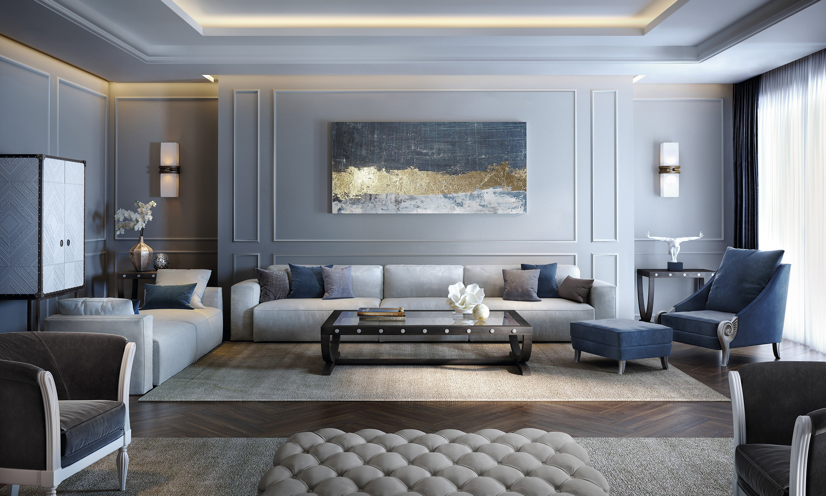 Luxury Living Room Furniture Sets