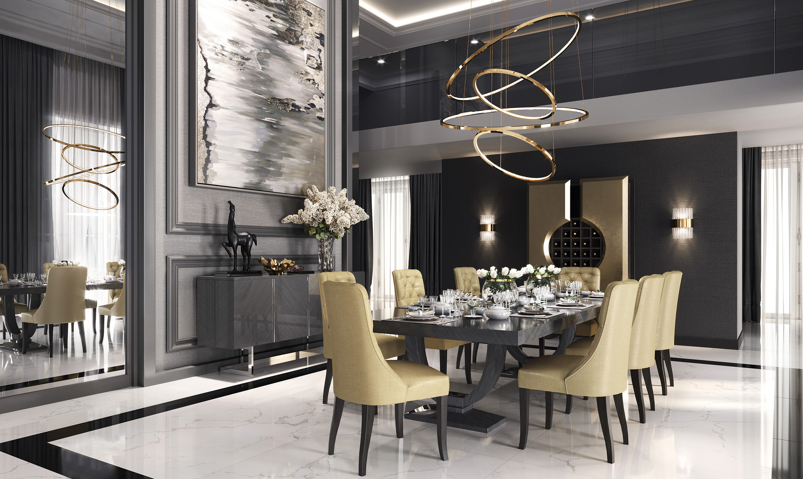 Modern Luxury Dining Room Sets - Luxury Dining Room Furniture ...